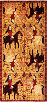 Layla & Majnun (Baluch), 167x80 cm, Wool, Iran