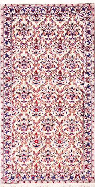 Nain 6 La, 195x100 cm, Wool and silk, Iran