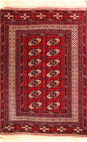 Turkmen Fine (starožitný), 144x96 cm, Vlna, Irán