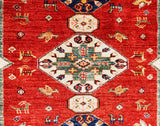 Kazak Royal, 198x150 cm, Wool, Afghanistan