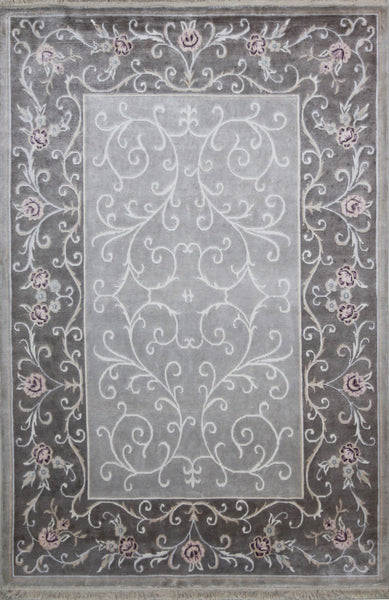 Bamboo Silk, 243x176 cm, Rastlinný hodváb, India - Carpet City Bratislava