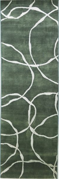 Roots, 285x93 cm, Wool and Silk, India