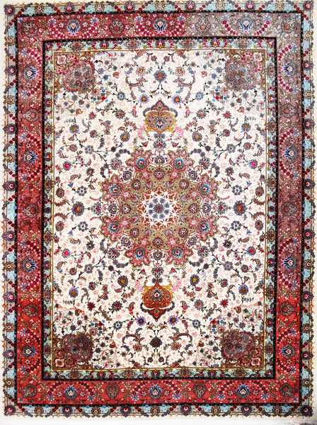 Tabriz 60 Raj, 410x300 cm, Wool and silk, Iran