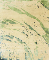 FloorArt Watercolour, 296x239 cm, Wool and Silk, India