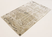 FloorArt Script, 243x241 cm, Wool and Silk, India