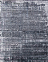 FloorArt Lines Grey, Various Sizes, Wool and Silk, India