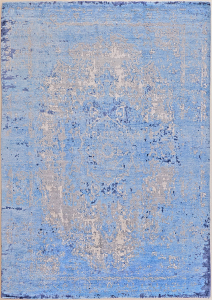 FloorArt Blue Taiga, Rôzne rozmery, Vlna a hodváb, India