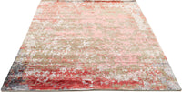 FloorArt Pink Flowers, 301x205 cm, Vlna a hodváb, India