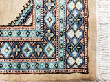 Lahore, 126x78 cm, Wool and silk, Pakistan