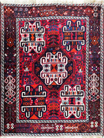 Shiraz (starožitný), 153x120 cm, Vlna, Irán - Carpet City Bratislava