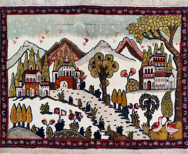 Kashan Souf (1930), 90x68 cm, Vlna, Irán - Carpet City Bratislava