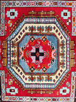 Shirwan (starožitný), 142x108 cm, Vlna, Rusko - Carpet City Bratislava
