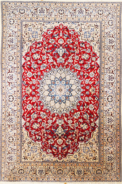 Nain, 315x210 cm, Vlna a hodváb, Irán